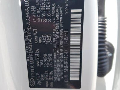 2026 Hyundai SANTA FE SEL