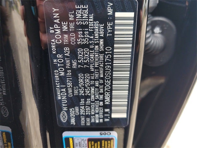 2025 Hyundai PALISADE Calligraphy Night Edition