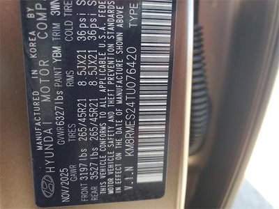 2026 Hyundai PALISADE Calligraphy