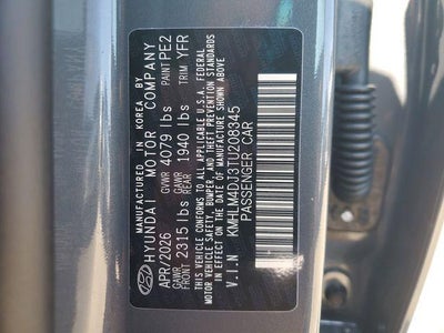 2026 Hyundai ELANTRA HYBRID Blue