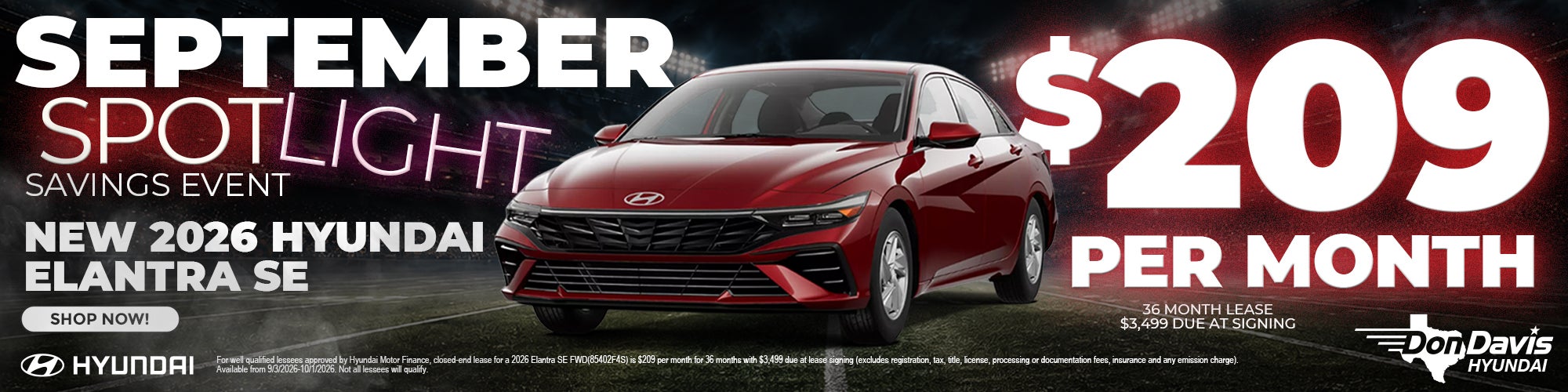 9.26 Elantra SE