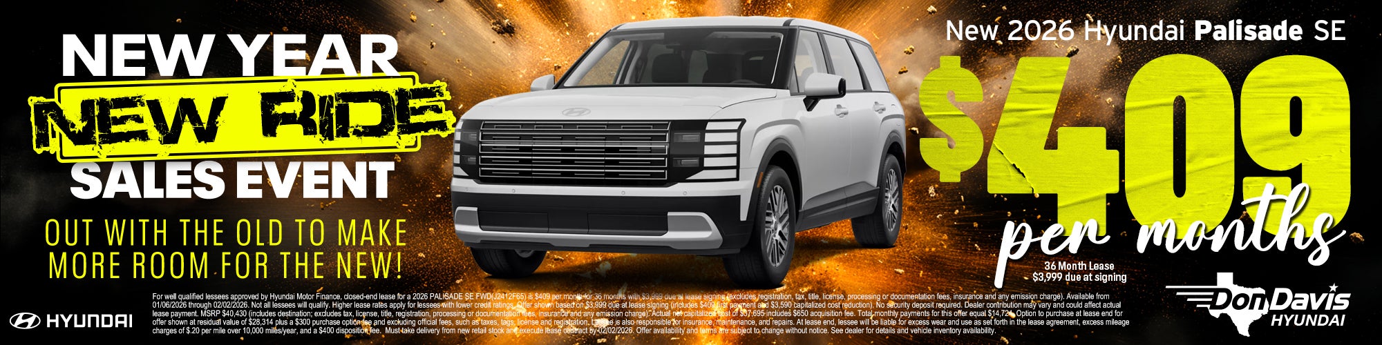 NEW 2026 HYUNDAI PALISADE